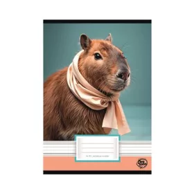   OPTISCHOOL Füzet, tűzött, A5, vonalas, 32 lap, 1. osztály, OPTISCHOOL, "14-32", "Capybara"