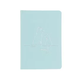   TOPTIMER Naptár, tervező, A5, heti, TOPTIMER "Pastel", kék