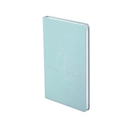 TOPTIMER Naptár, tervező, A5, heti, TOPTIMER "Pastel", kék