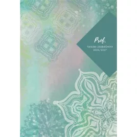   TOPTIMER Tanári zsebkönyv, 2026/2027 tanév, A5, heti, TOPTIMER, "Mandala"