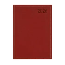   TOPTIMER Naptár, tervező, A4, heti, TOPTIMER "Traditional", bordó