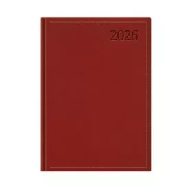   TOPTIMER Naptár, tervező, B5, heti, TOPTIMER "Traditional", bordó