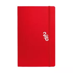   TOPTIMER Naptár, tervező, A5, heti, TOPTIMER "Rainbow", piros