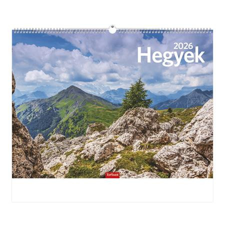 TOPTIMER Naptár, fali, TOPTIMER, "Hegyek"