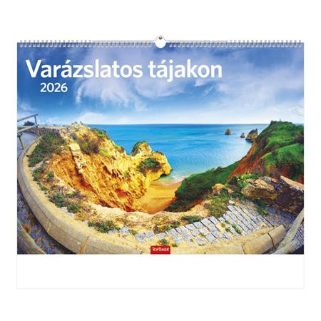 TOPTIMER Naptár, fali, TOPTIMER, "Varázslatos tájakon"