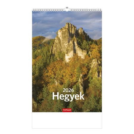 TOPTIMER Naptár, fali, TOPTIMER "Hegyek"