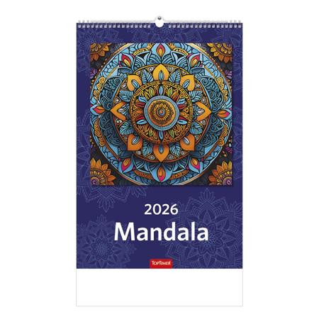 TOPTIMER Naptár, fali, TOPTIMER "Mandala"