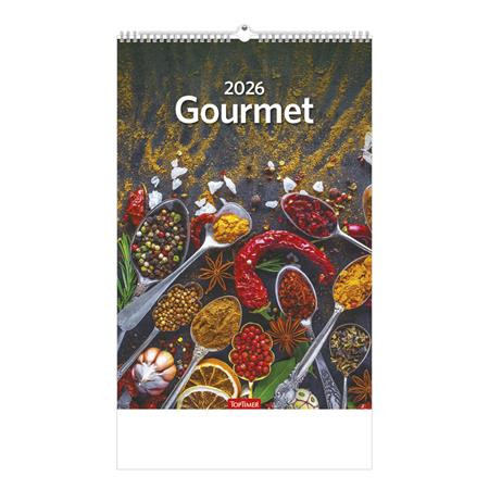 TOPTIMER Naptár, fali, TOPTIMER "Gourmet"