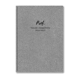   TOPTIMER Tanári zsebkönyv, 2026/2027 tanév, A5, heti, TOPTIMER, ezüst