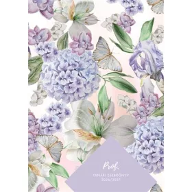   TOPTIMER Tanári zsebkönyv, 2026/2027 tanév, A5, heti, TOPTIMER, "Hortenzia"