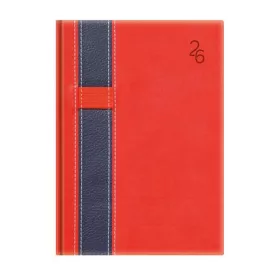   TOPTIMER Naptár, tervező, B5, heti, TOPTIMER "Vario", piros-kék