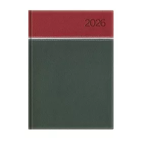   TOPTIMER Naptár, tervező, B5, heti, TOPTIMER, "Young", bordó-fehér-zöld