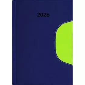   DAYLINER Naptár, tervező, B5, heti, DAYLINER "Memphis", kék-zöld