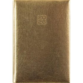   DAYLINER Naptár, tervező, B6, heti, DAYLINER, "Mirror", arany