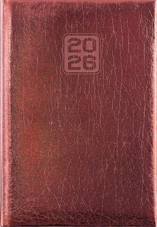 DAYLINER Naptár, tervező, A5, napi, DAYLINER, "Mirror", bronz