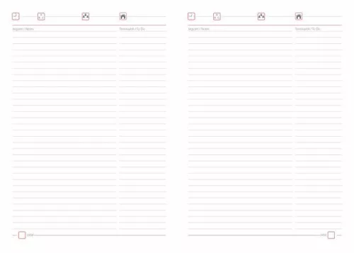 DAYLINER Tárgyalási napló, B5, DAYLINER, "Memphis", kék-zöld