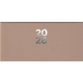   DAYLINER Zsebnaptár, fekvő elrendezésű, DAYLINER, "Pannon", natúr