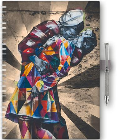 DAYLINER Naptár, tervező, A5, heti, DAYLINER, "InSpiral", graffiti