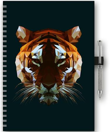 DAYLINER Naptár, tervező, A5, heti, DAYLINER, "InSpiral", tiger