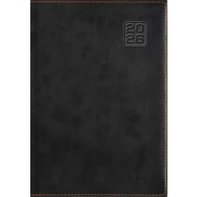   DAYLINER Naptár, tervező, B5, heti, DAYLINER "Square", fekete