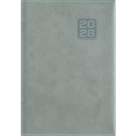   DAYLINER Naptár, tervező, B6, heti, DAYLINER "Square", szürkéskék