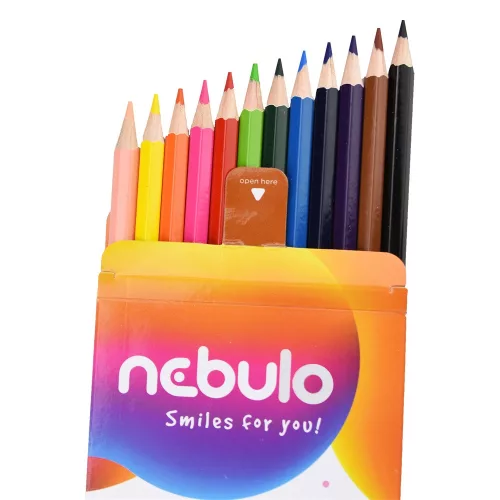 Színes ceruza készlet, Nebulo 12 klf. szín