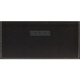   DAYLINER Zsebnaptár, fekvő elrendezésű, DAYLINER, "Sherwood", fekete