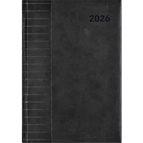   DAYLINER Naptár, tervező, B5, heti, DAYLINER, "Tucson", fekete