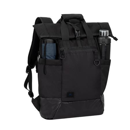 RIVACASE Notebook hátizsák, 15,6", rolltop, 25L, RIVACASE "5321 Dijon", fekete
