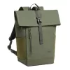 RIVACASE Notebook hátizsák, 14", 17L, rolltop, RIVACASE "Eden ECO 7826", olivazöld
