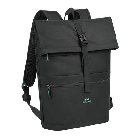 RIVACASE Notebook hátizsák, 15,6", rolltop, 15L, RIVACASE "Gremio 5567", fekete