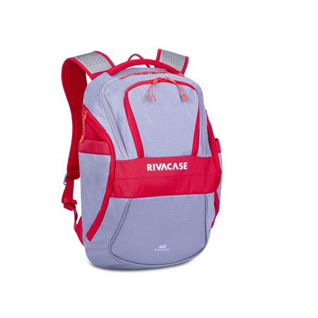 RIVACASE Notebook hátizsák, 15,6", 20L, RIVACASE "5225 Mercantour", szürke-piros