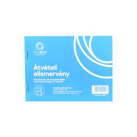   Átvételi elismervény A6, 50x3lapos B.13-67/A/VX Bluering®