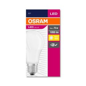   OSRAM LED izzó, E27, gömb, A60, 10W, 1055lm, 2700K (MF), OSRAM "Value"