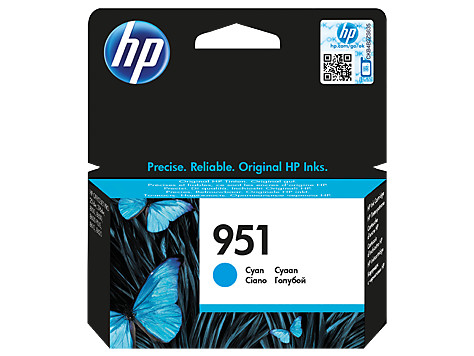 HP CN050AE No.951 kék eredeti tintapatron