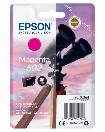 Epson T02V3 magenta eredeti tintapatron