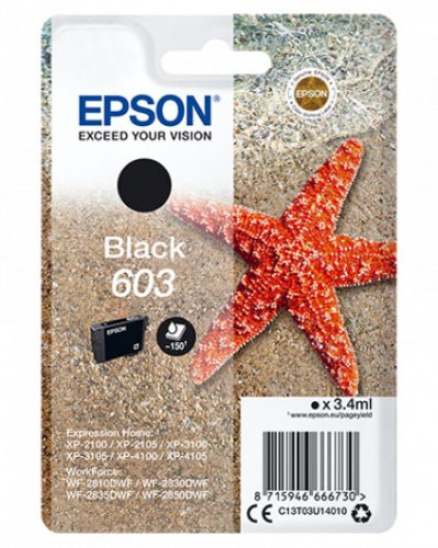 Epson T03U1 (603) fekete eredeti tintapatron