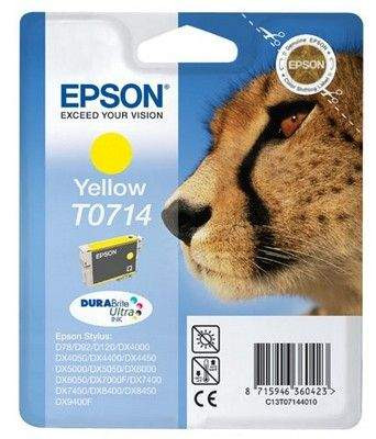 Epson T0714 sárga eredeti tintapatron