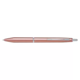   PILOT Golyóstoll, 0,32 mm, nyomógombos, korallarany tolltest, PILOT "Acro 1000", kék