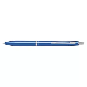   PILOT Golyóstoll, 0,32 mm, nyomógombos, metálkék tolltest, PILOT "Acro 1000", kék