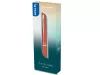 PILOT Golyóstoll, 0,32 mm, nyomógombos, metálpiros tolltest, PILOT "Acro 1000", kék