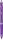 PILOT Golyóstoll, 0,25 mm, nyomógombos, PILOT "Acroball", lila