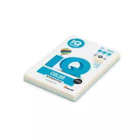  Másolópapír, színes, A4, 80g. vegyes színek IQ 4x25ív/csomag, pasztell mix, 4 féle szín