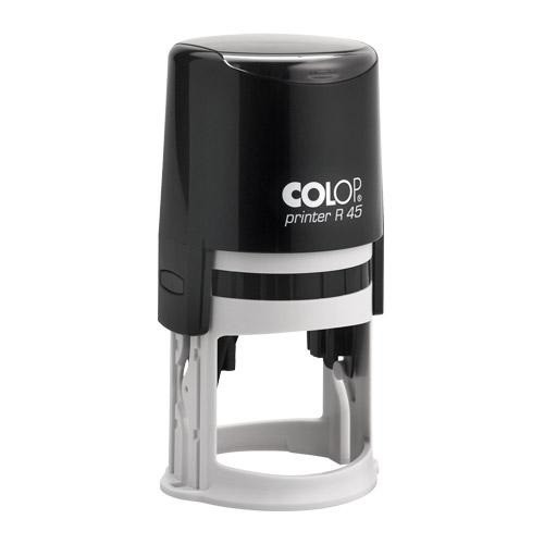 Colop Szövegbélyegző Printer R 45 kék ház kör lenyomattal 45 mm