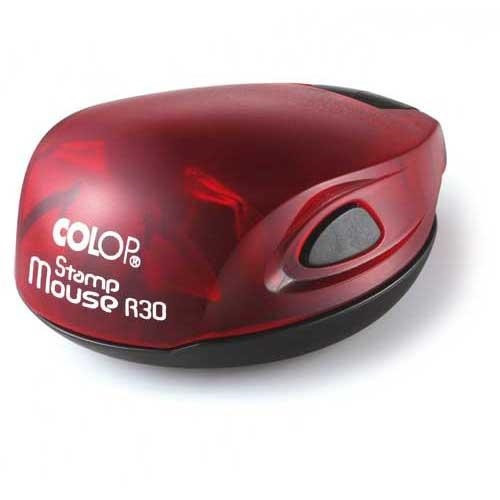 Colop Stamp Mouse R 30 rubin blanco párnával