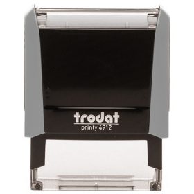 Bélyegzőház Trodat 4912 4.0 szürke, fekete párnával