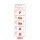 Ebédjegy 5 napos 100 lapos tömb 60x195 mm vörös
