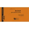Bevételi pénztárbizonylat 25x3 lapos tömb 203x102 mm