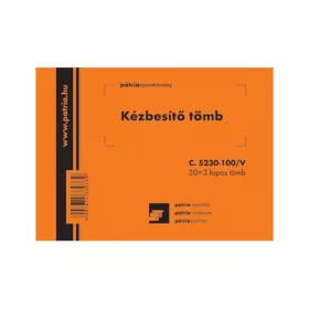 Kézbesítő tömb 50x3 lapos