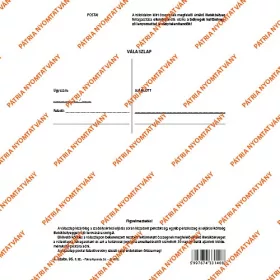   Válaszlap pénzbírság postai befizetésére szabadlap A/5 álló